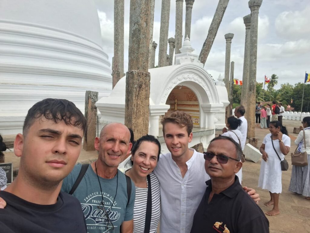 Guests on a private tour in Sri Lanka